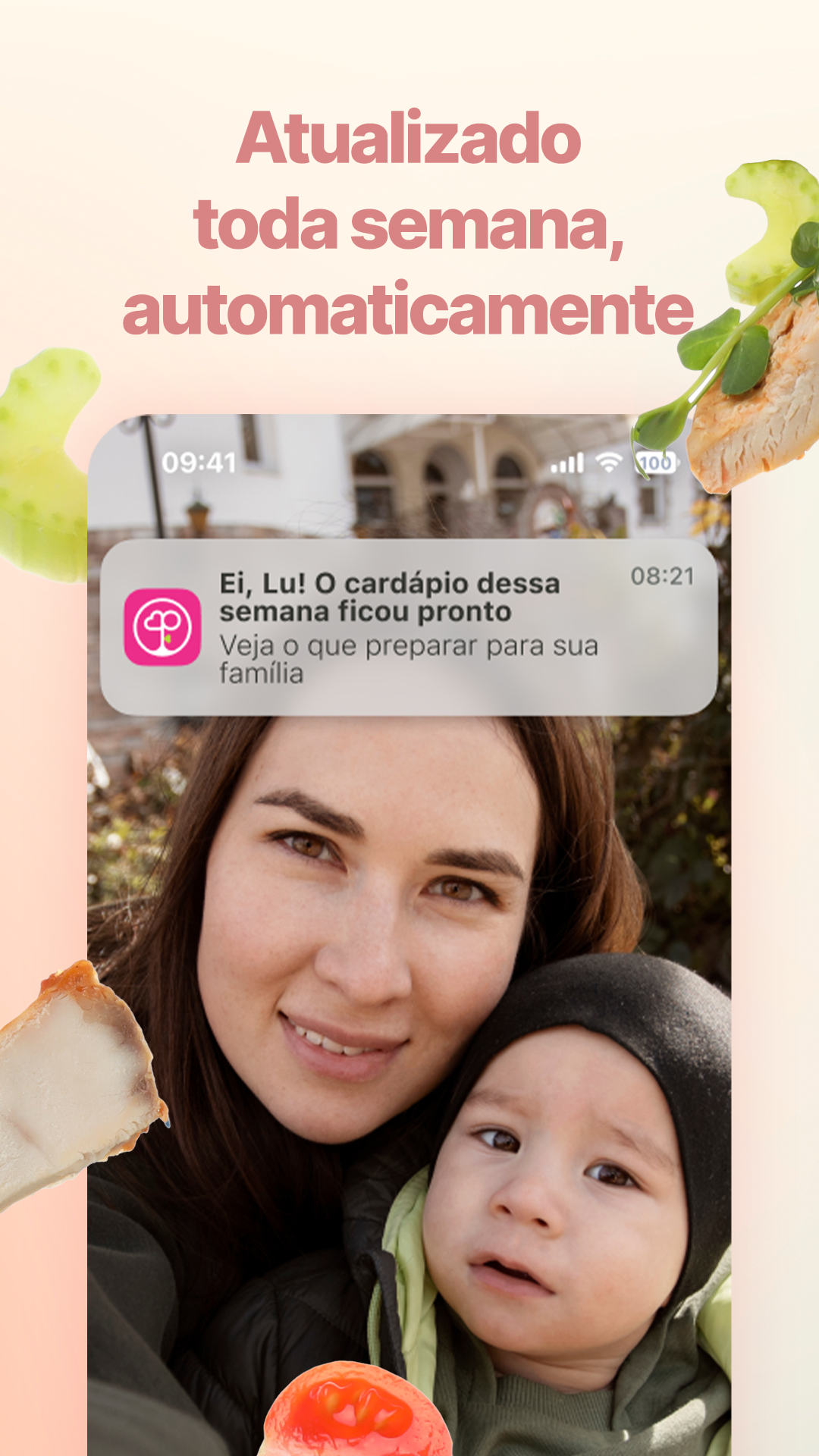 Tela do app MamiPlan