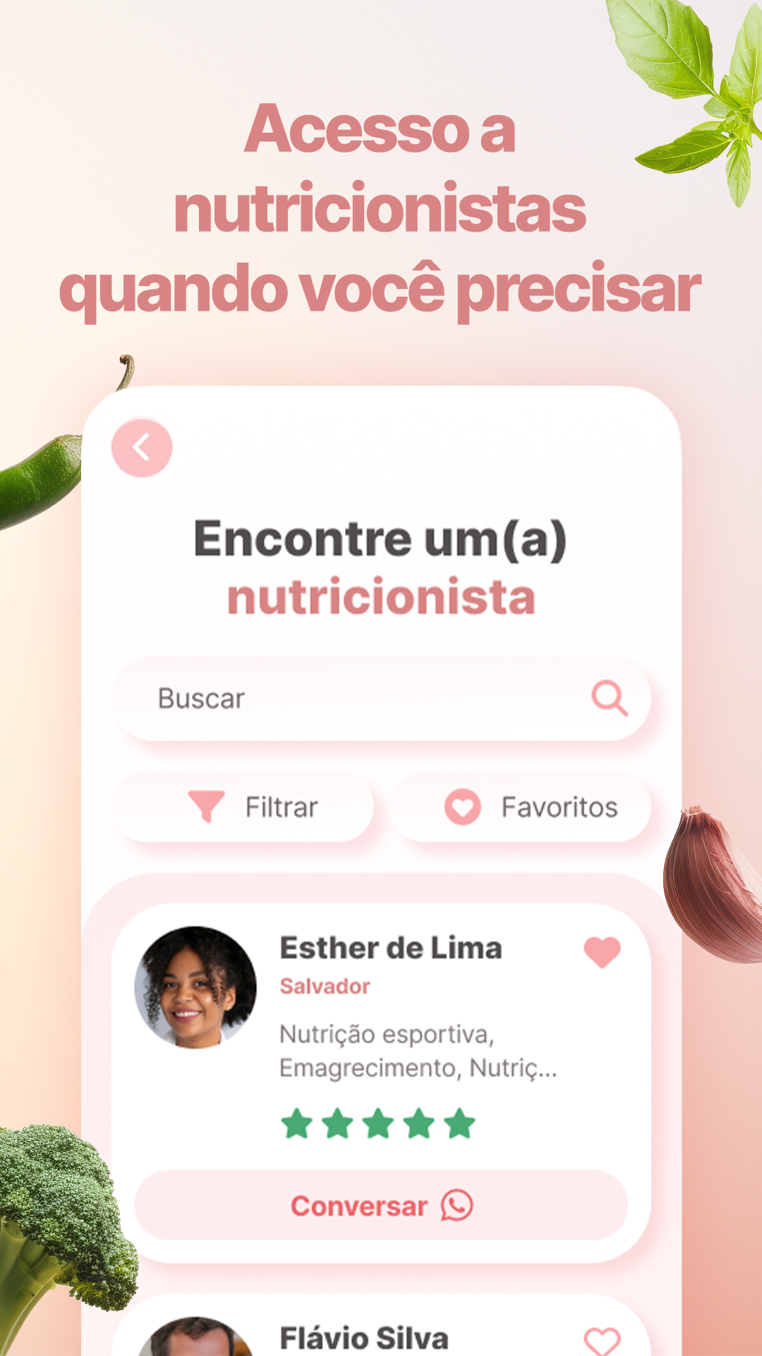 Acesso a nutricionistas no MamiPlan